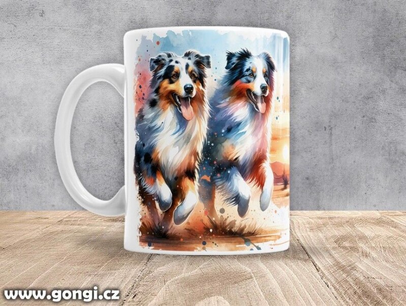 Hrnek - 0201 - Australský ovčák